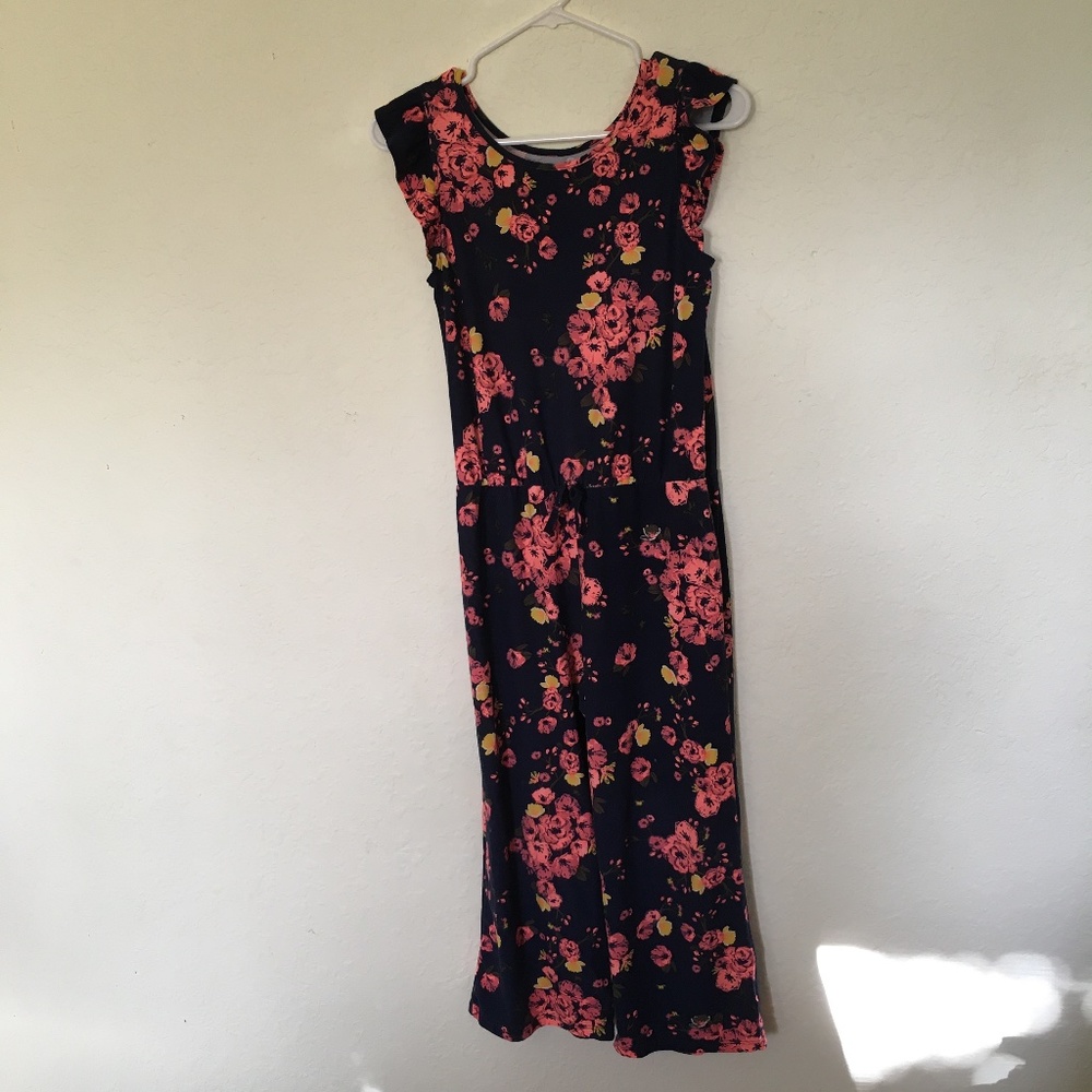 Epic threads girls bright floral romper. Size L(girl)